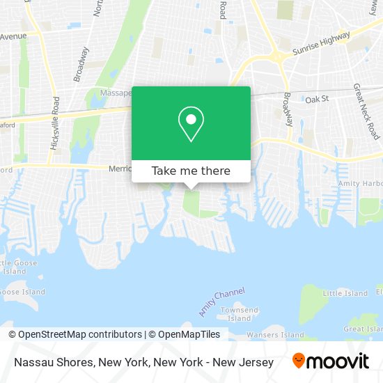 Nassau Shores, New York map