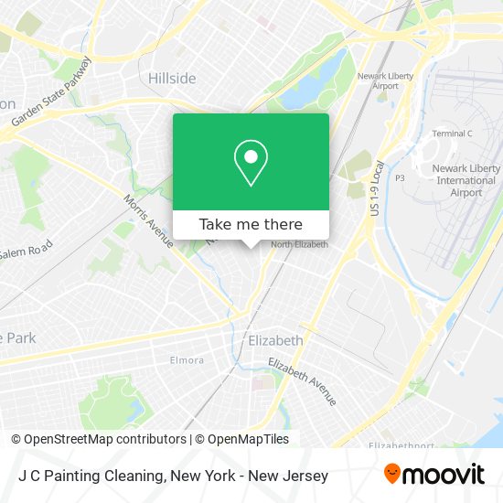 J C Painting Cleaning map