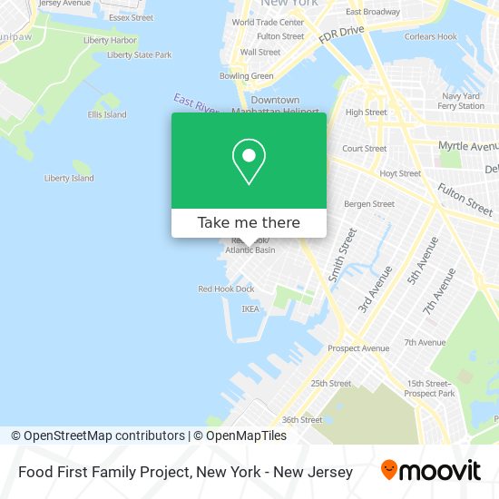 Food First Family Project map