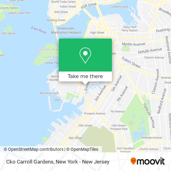 Cko Carroll Gardens map