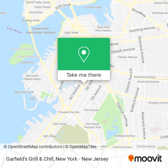 Mapa de Garfield's Grill & Chill