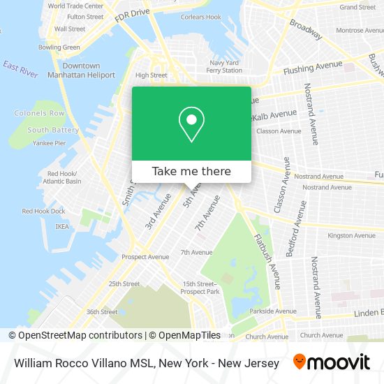 Mapa de William Rocco Villano MSL