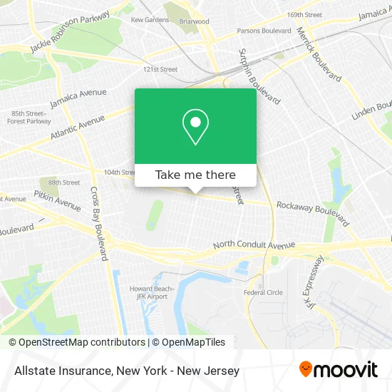 Allstate Insurance map