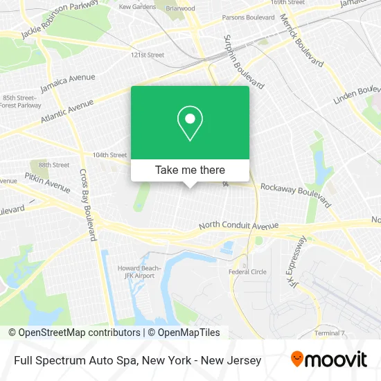 Full Spectrum Auto Spa map