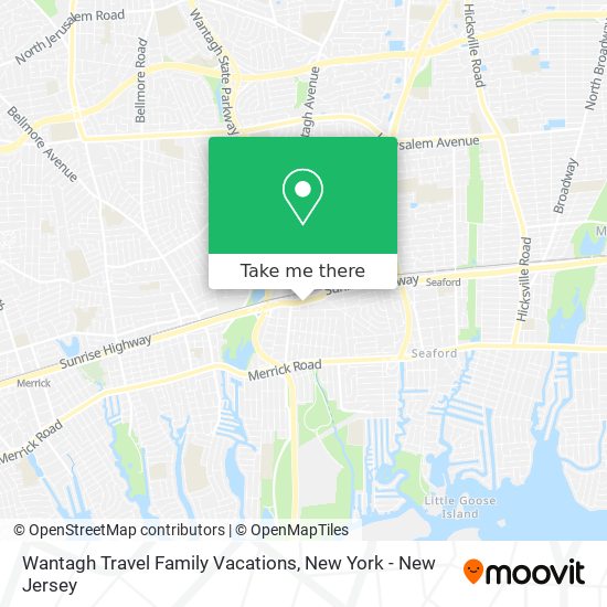 Wantagh Travel Family Vacations map