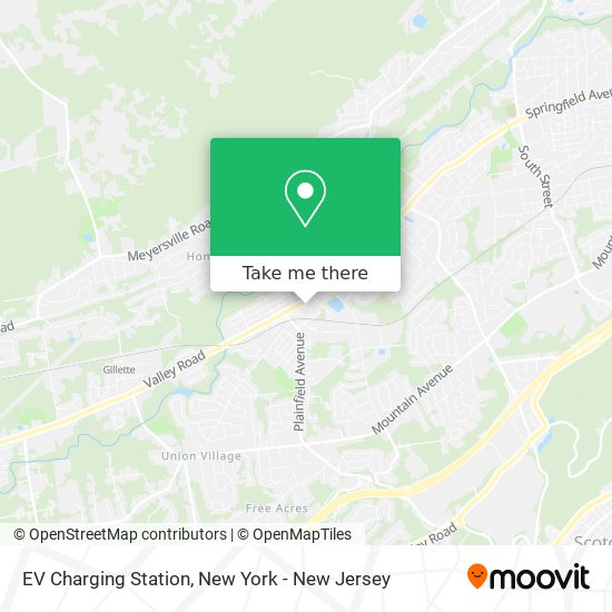 Mapa de EV Charging Station