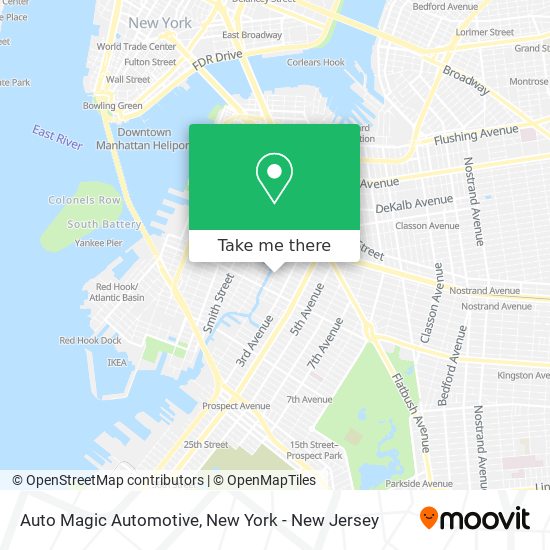 Auto Magic Automotive map