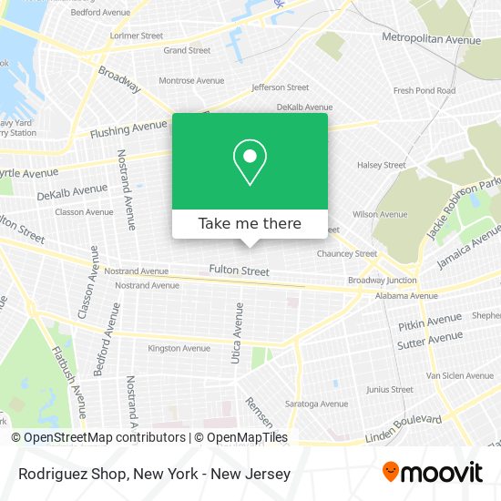 Rodriguez Shop map