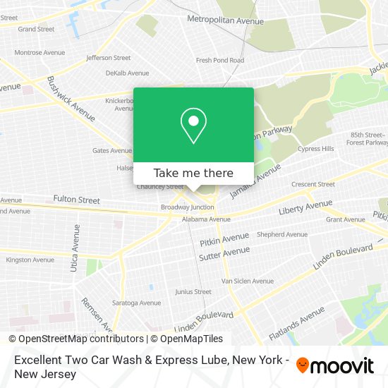 Mapa de Excellent Two Car Wash & Express Lube