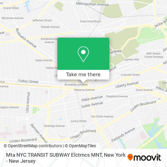 Mapa de Mta NYC TRANSIT SUBWAY Elctrncs MNT