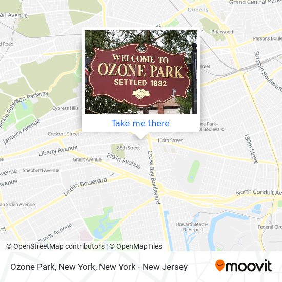 Ozone Park, New York map