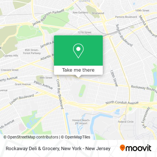 Rockaway Deli & Grocery map