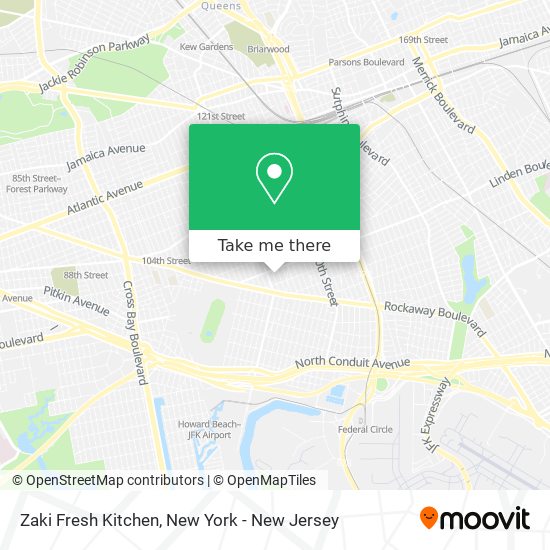 Zaki Fresh Kitchen map