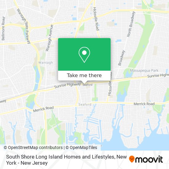 South Shore Long Island Homes and Lifestyles map
