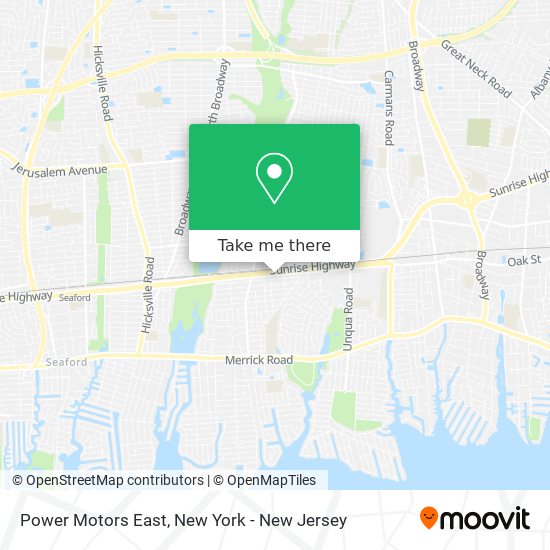 Power Motors East map