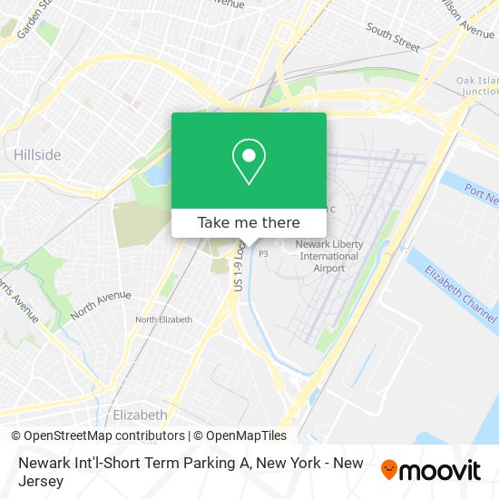 Mapa de Newark Int'l-Short Term Parking A