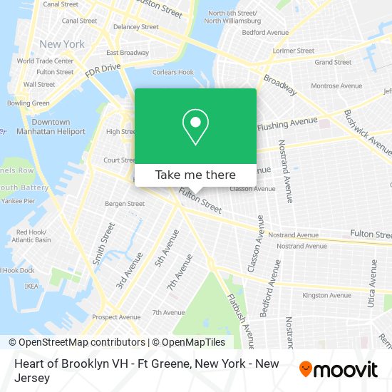 Heart of Brooklyn VH - Ft Greene map