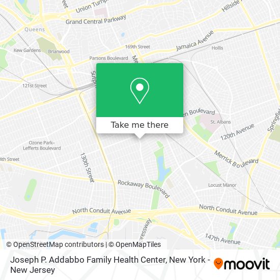 Mapa de Joseph P. Addabbo Family Health Center