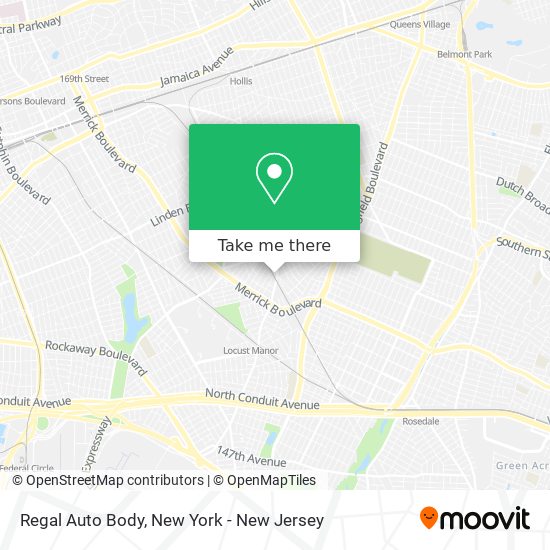 Regal Auto Body map