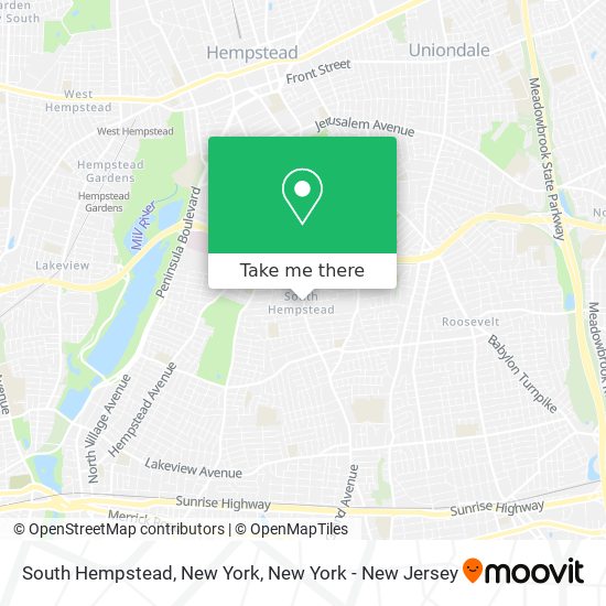 South Hempstead, New York map