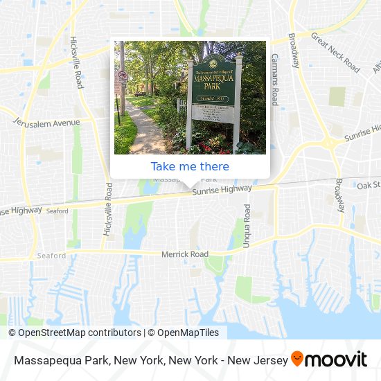 Massapequa Park, New York map