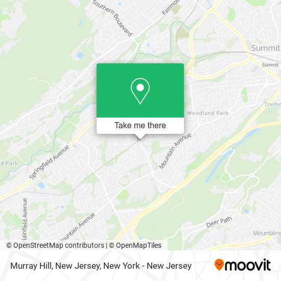 Mapa de Murray Hill, New Jersey