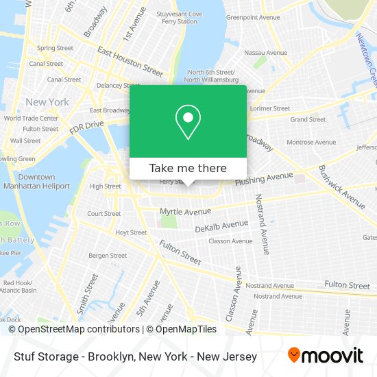 Mapa de Stuf Storage - Brooklyn