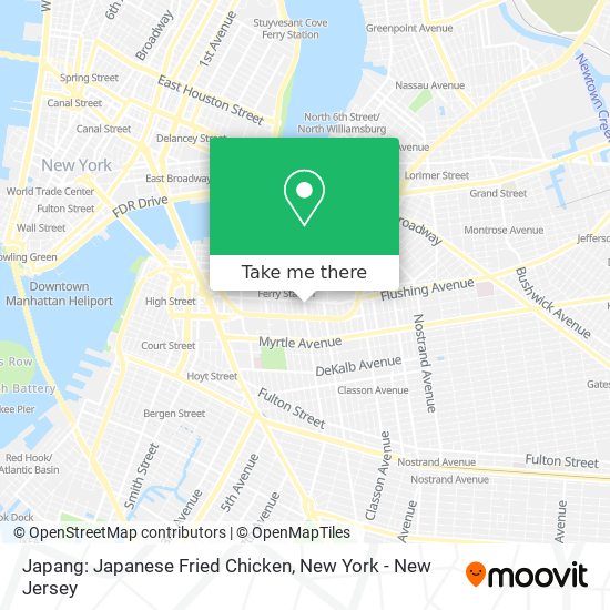 Japang: Japanese Fried Chicken map