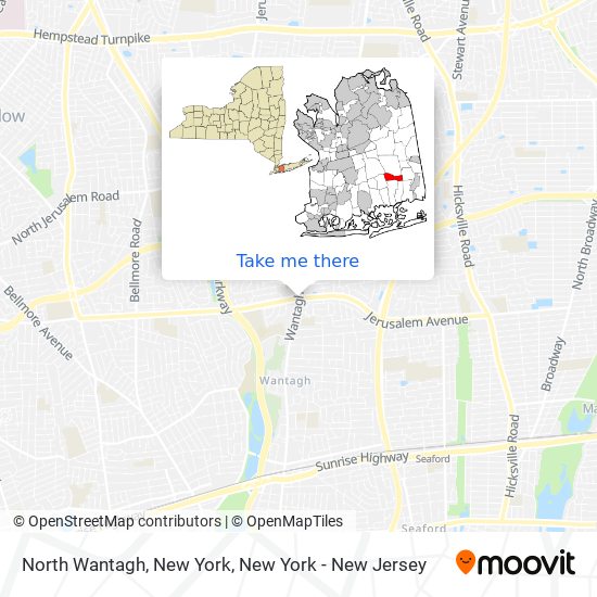 Mapa de North Wantagh, New York