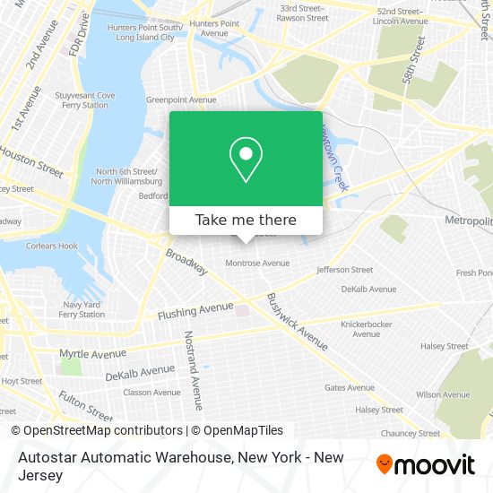 Autostar Automatic Warehouse map