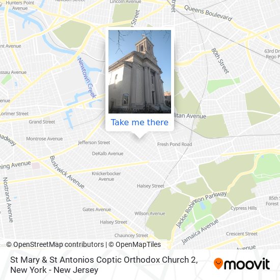 St Mary & St Antonios Coptic Orthodox Church 2 map