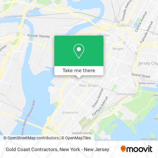 Gold Coast Contractors map