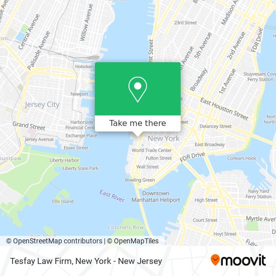 Tesfay Law Firm map