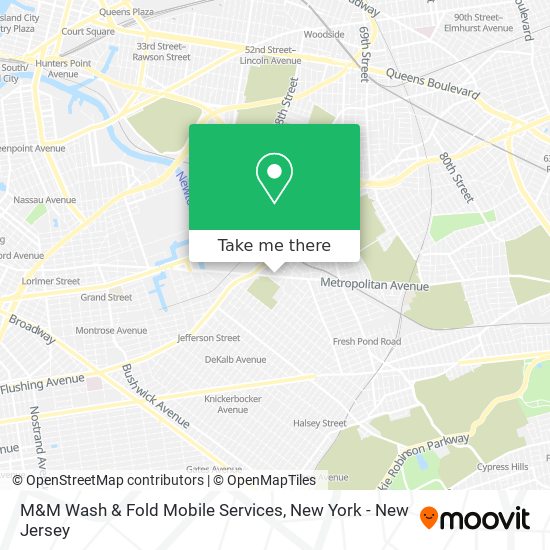 M&M Wash & Fold Mobile Services map