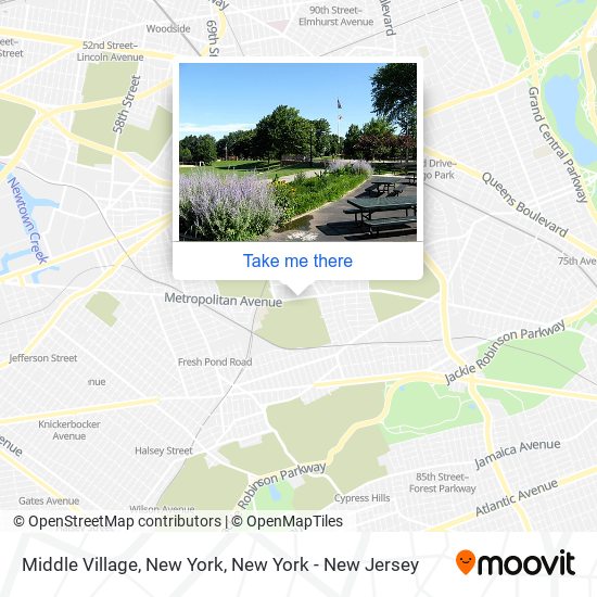 Mapa de Middle Village, New York