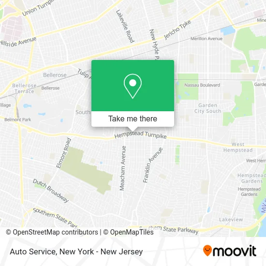 Auto Service map