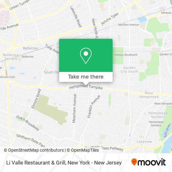 Li Valle Restaurant & Grill map