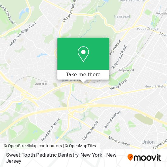 Sweet Tooth Pediatric Dentistry map