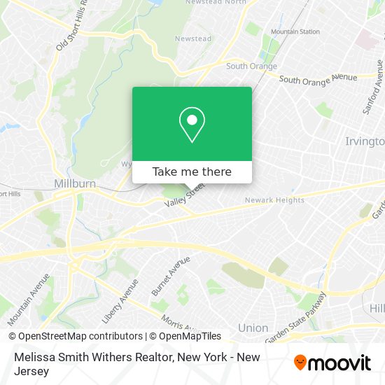 Melissa Smith Withers Realtor map