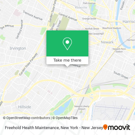 Freehold Health Maintenance map