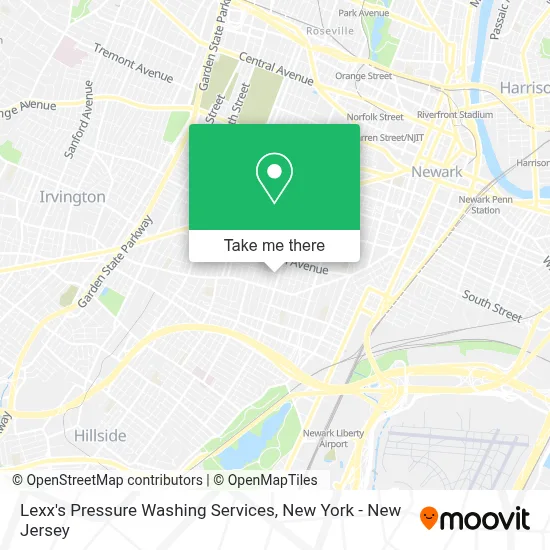 Lexx's Pressure Washing Services map