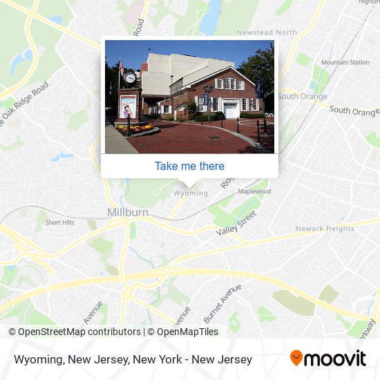 Wyoming, New Jersey map