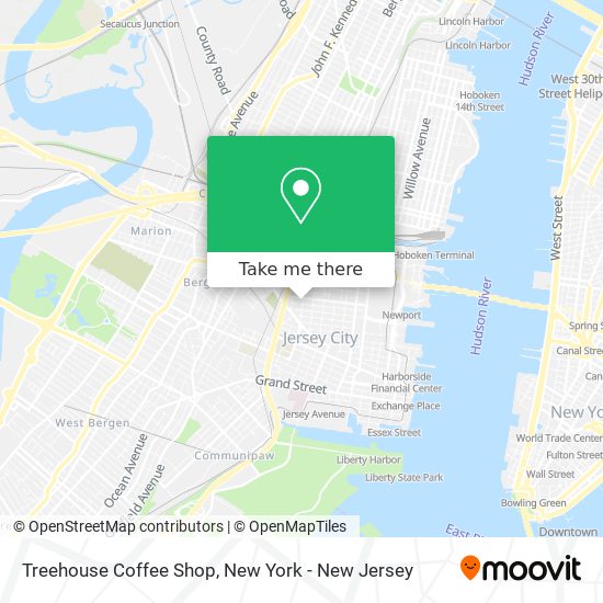 Treehouse Coffee Shop map