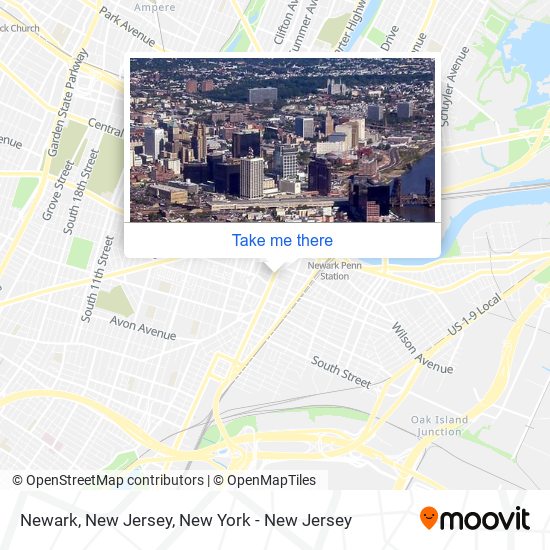 Newark, New Jersey map