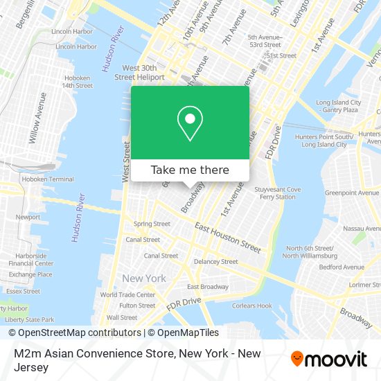 Mapa de M2m Asian Convenience Store