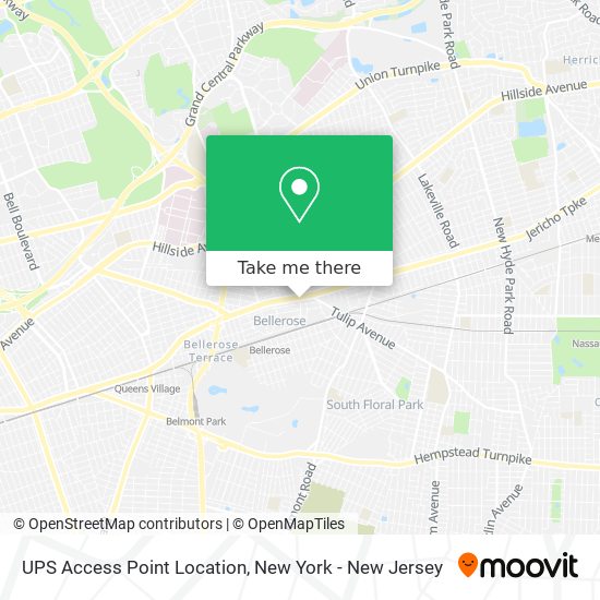 Mapa de UPS Access Point Location