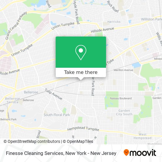 Mapa de Finesse Cleaning Services