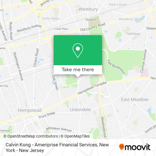 Mapa de Calvin Kong - Ameriprise Financial Services