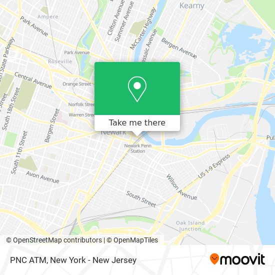 PNC ATM map