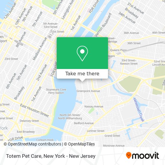 Mapa de Totem Pet Care